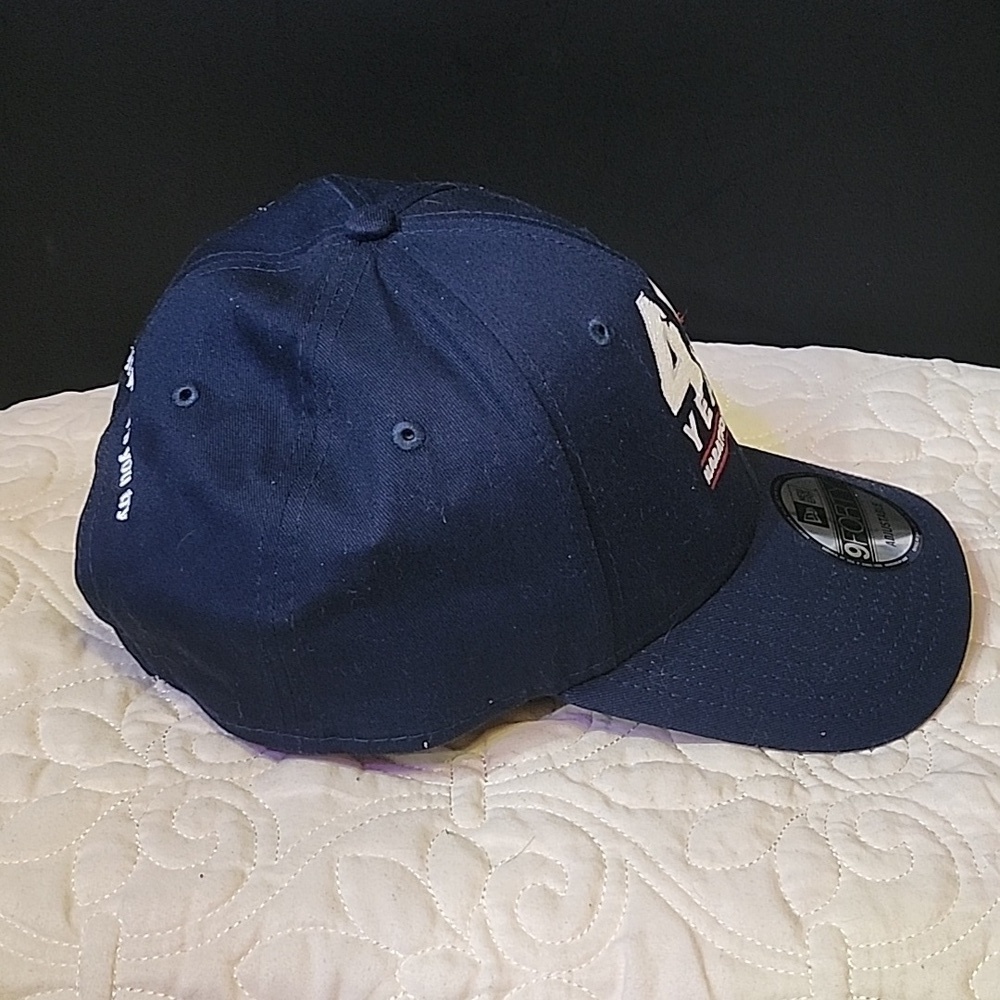 New Era Navy Terry Fix 40 Years Marathon of Hope Cap NWOT - Picture 3 of 5